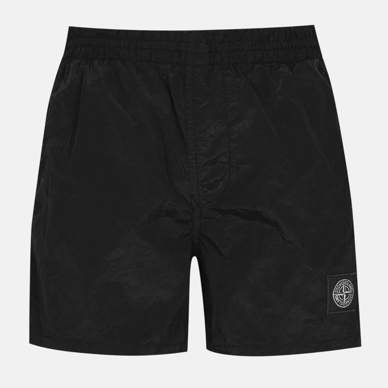 Stone Island Compass Chrome Swim Shorts Black