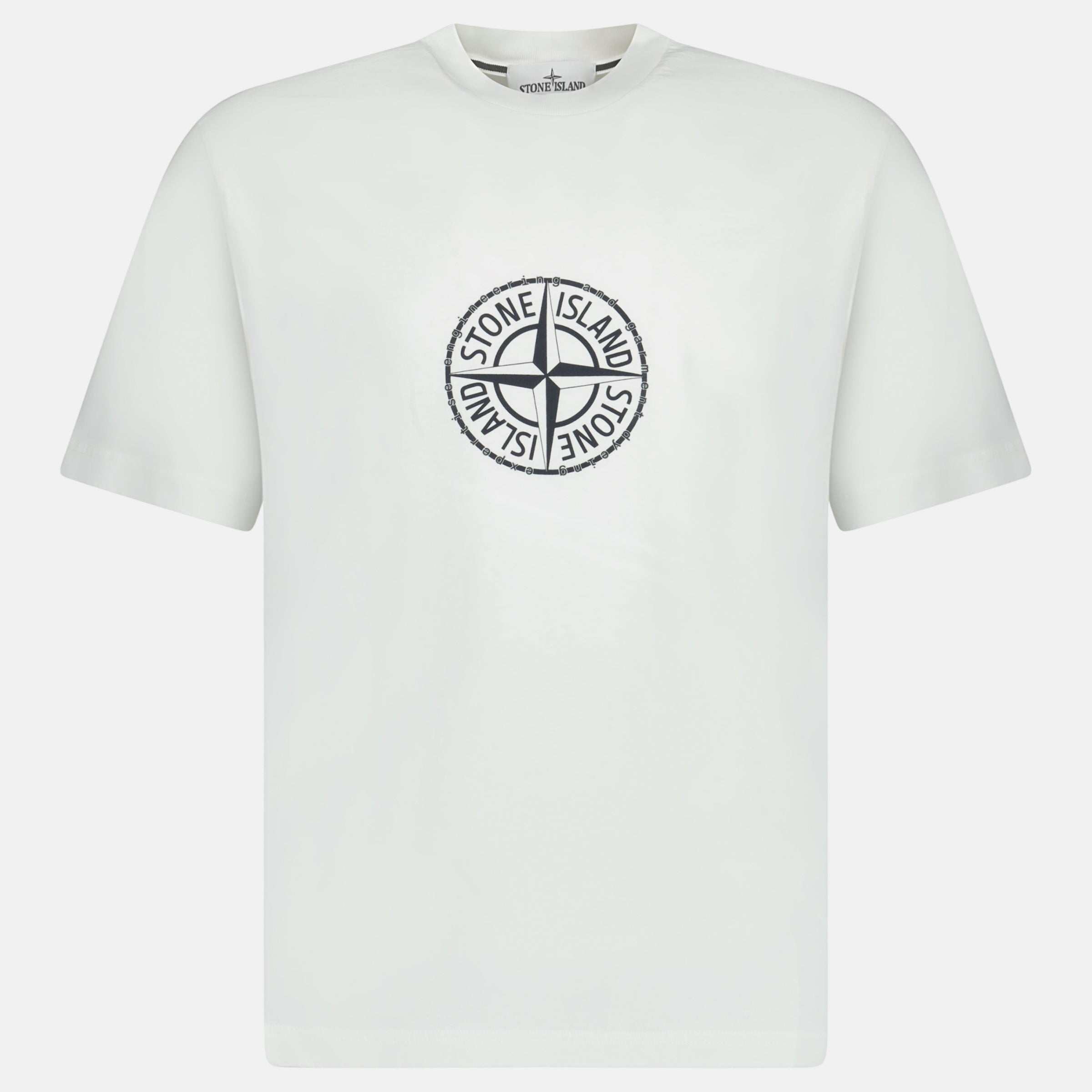 Stone Island Organic Cotton Jersey T-Shirt White