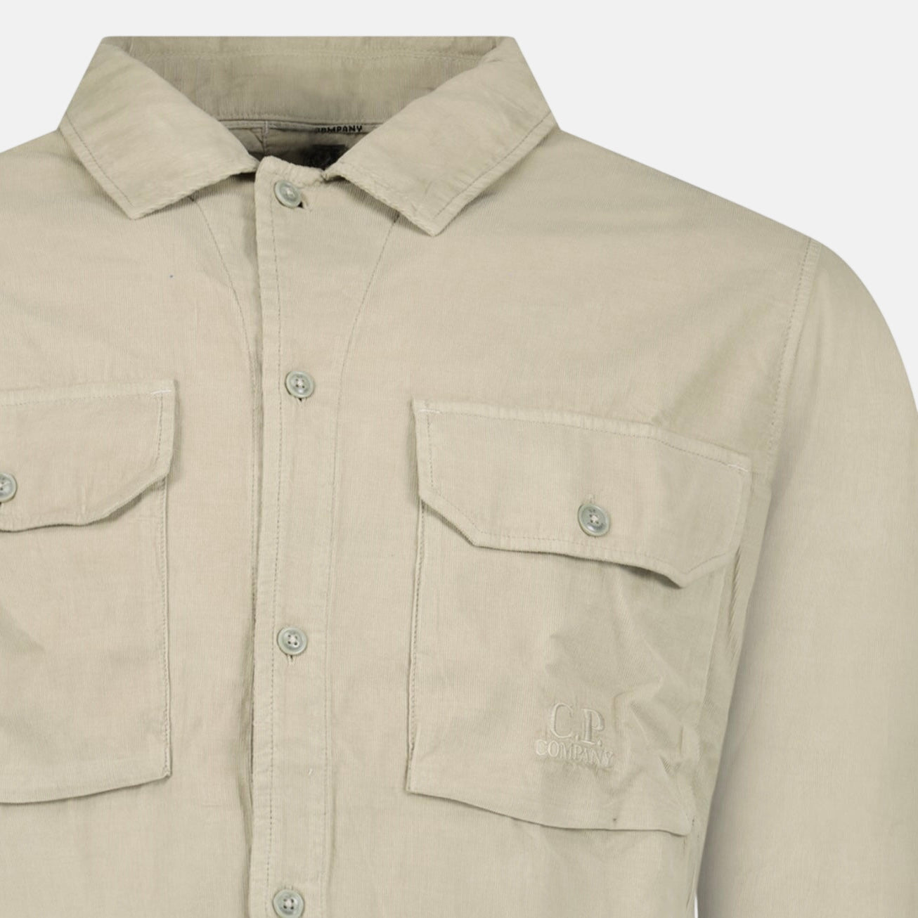 CP Company Corduroy Overshirt Beige