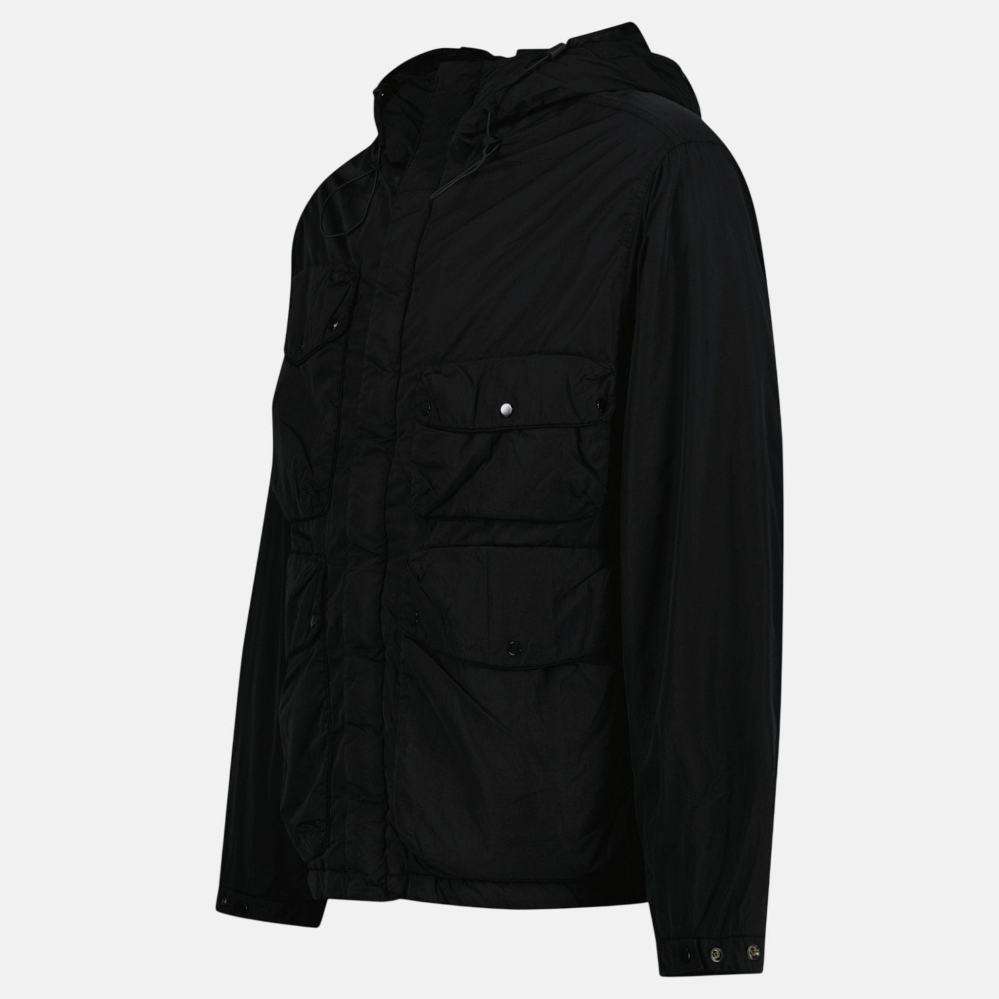 CP Company Chrome-R Padded Goggle Jacket Black