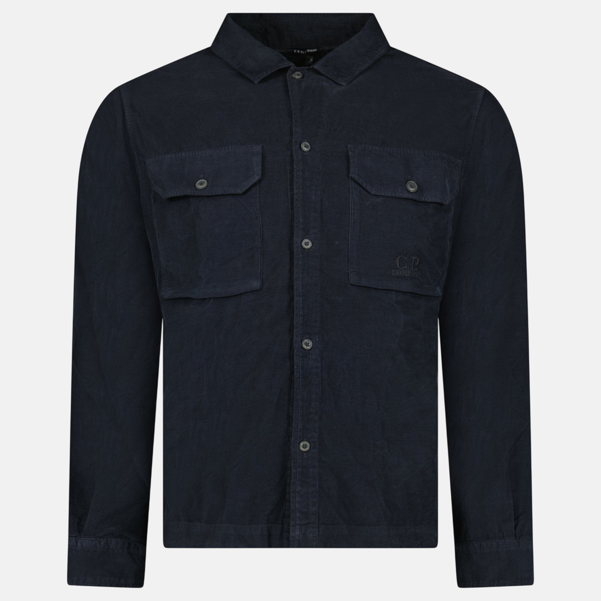CP Company Corduroy Overshirt Navy