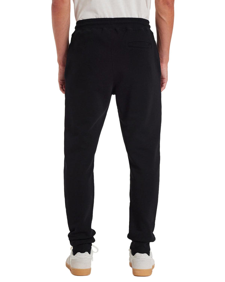 PS PAUL SMITH MENS ZEBRA LOGO SLIM FIT ORGANIC JOGGERS BLACK-Designer Outlet Sales