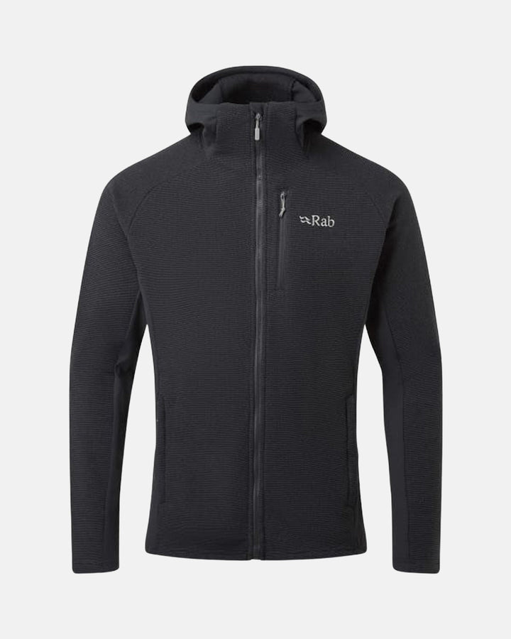 RAB MENS CAPACITOR FLEECE HOODIE BELUGA-Designer Outlet Sales