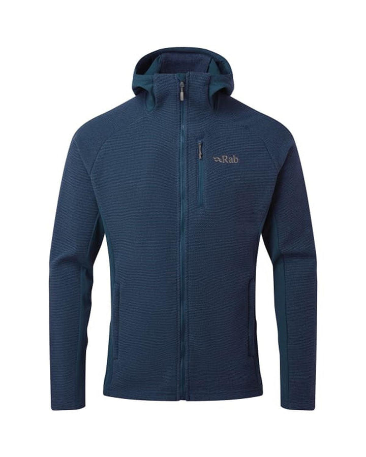 RAB MENS CAPACITOR FLEECE HOODIE DEEP INK-Designer Outlet Sales