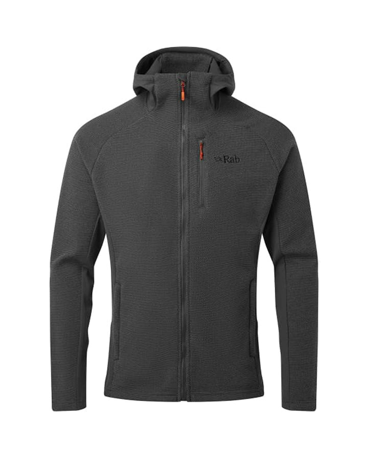 RAB MENS CAPACITOR FLEECE HOODIE GRAPHENE-Designer Outlet Sales