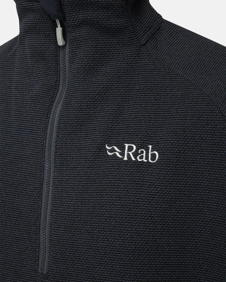 RAB MENS CAPACITOR PULL-ON 1/4 ZIP FLEECE BELUGA-Designer Outlet Sales