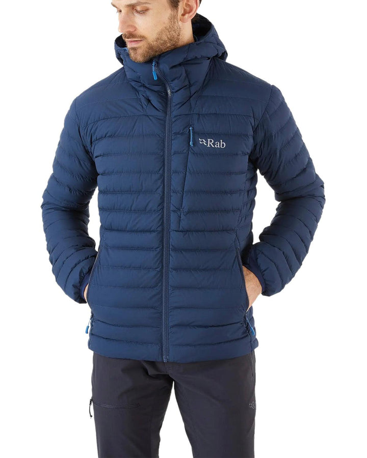 RAB MENS INFINITY MICROLIGHT DOWN JACKET DEEP INK-Designer Outlet Sales