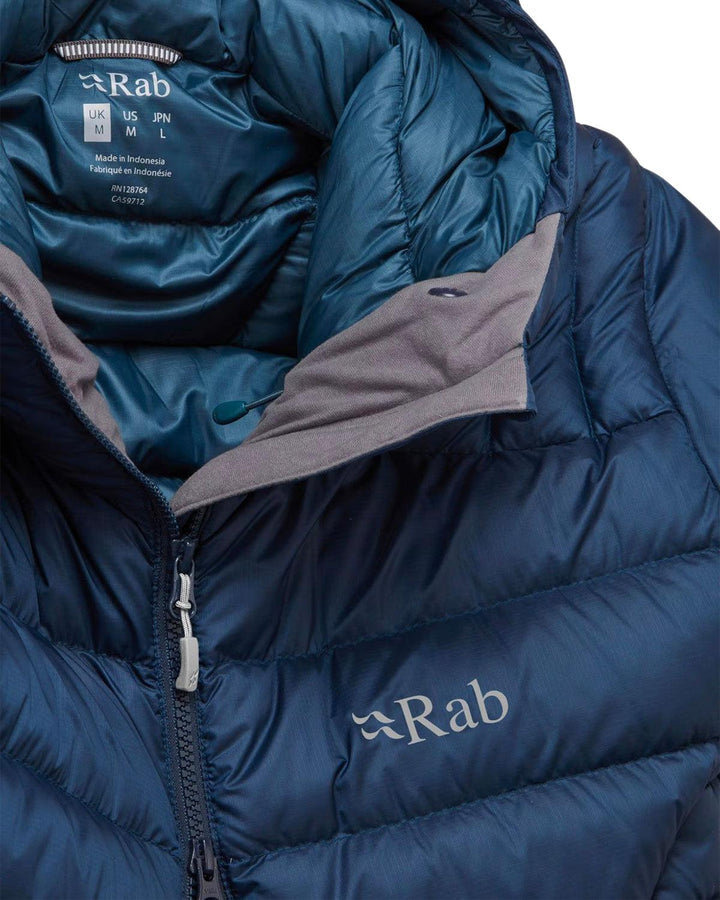 RAB MENS MICROLIGHT ALPINE DOWN JACKET TEMPEST BLUE-Designer Outlet Sales