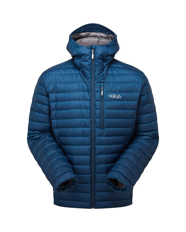 RAB MENS MICROLIGHT ALPINE DOWN JACKET TEMPEST BLUE-Designer Outlet Sales