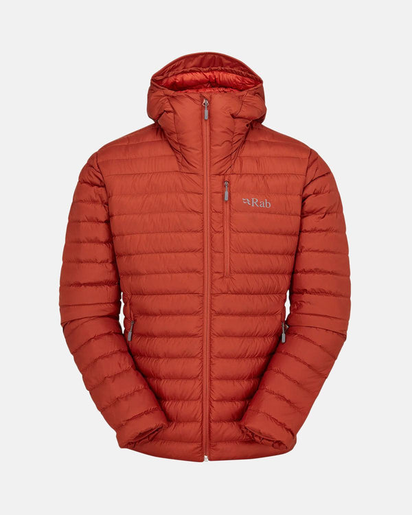 RAB MENS MICROLIGHT ALPINE DOWN JACKET TUSCAN RED – DESIGNER