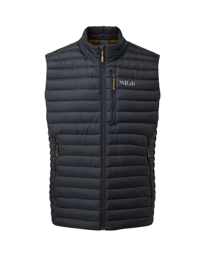 RAB MENS MICROLIGHT DOWN VEST BELUGA-Designer Outlet Sales