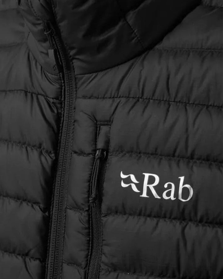 RAB MENS MICROLIGHT DOWN VEST BLACK-Designer Outlet Sales