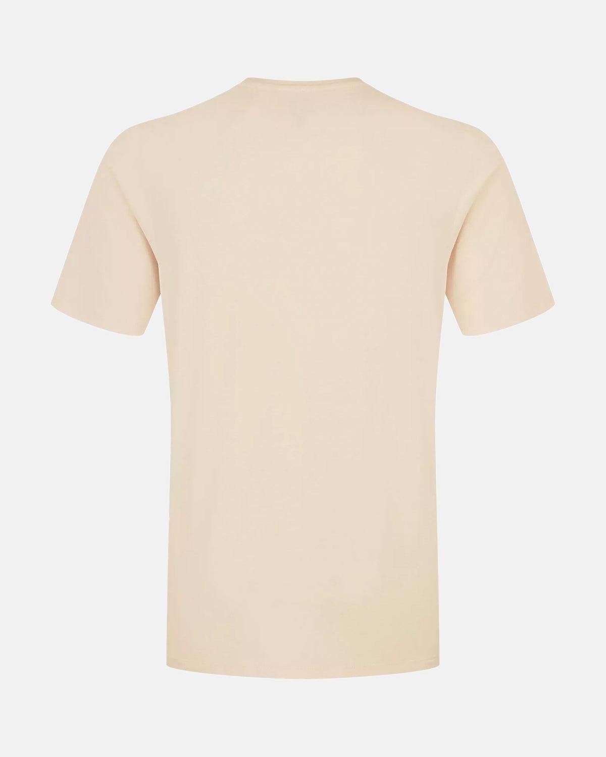 RAB NEXUS STANCE LOGO ORGANIC T - SHIRT ECRU – RAB-QCB-08-ECR-S | Studio DOS by Designer Outlet Sales