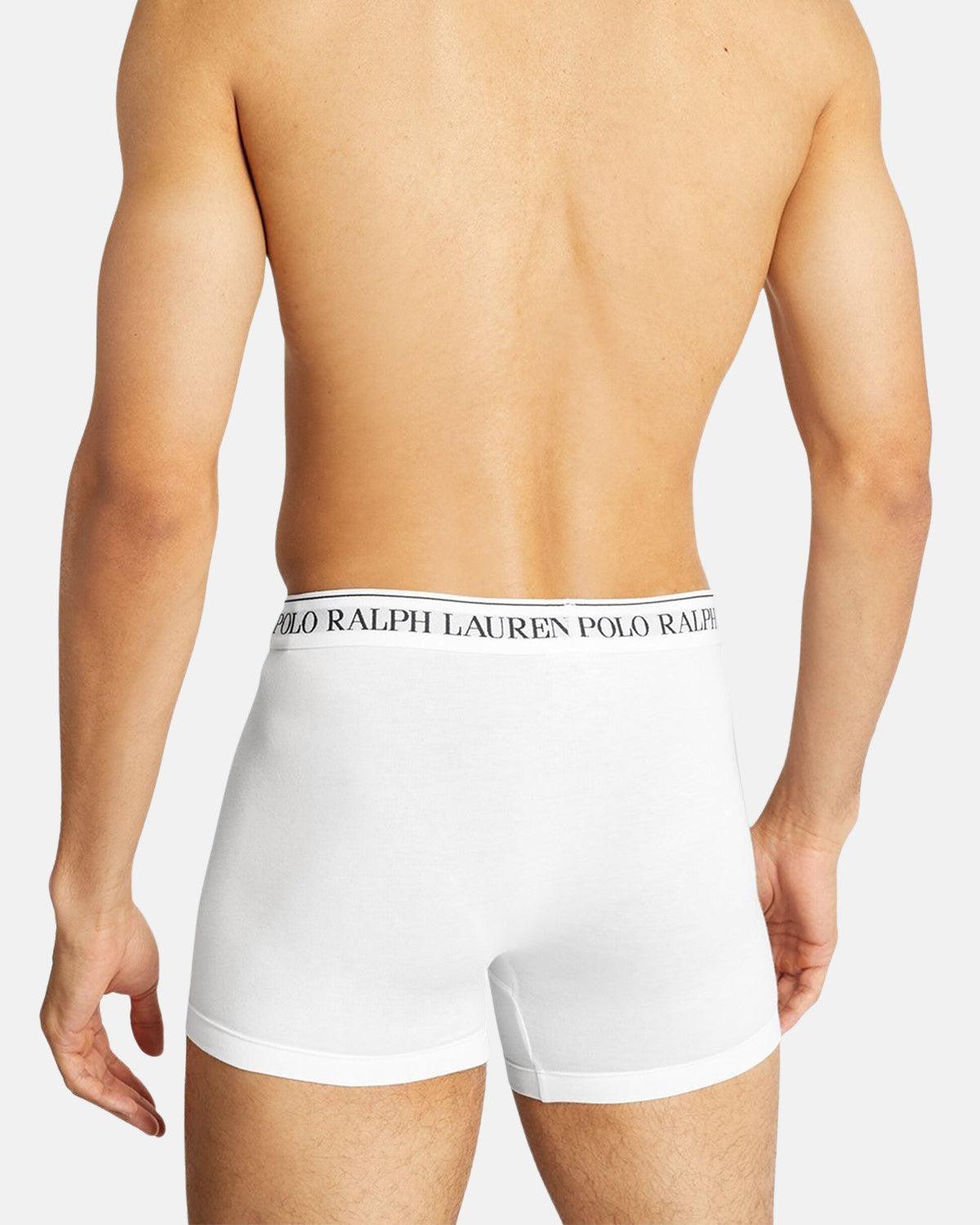RALPH LAUREN 3 PACK BOXER BRIEF TRUNKS WHITE – RALPH-LAUREN-714835887-003-S | Studio DOS by Designer Outlet Sales