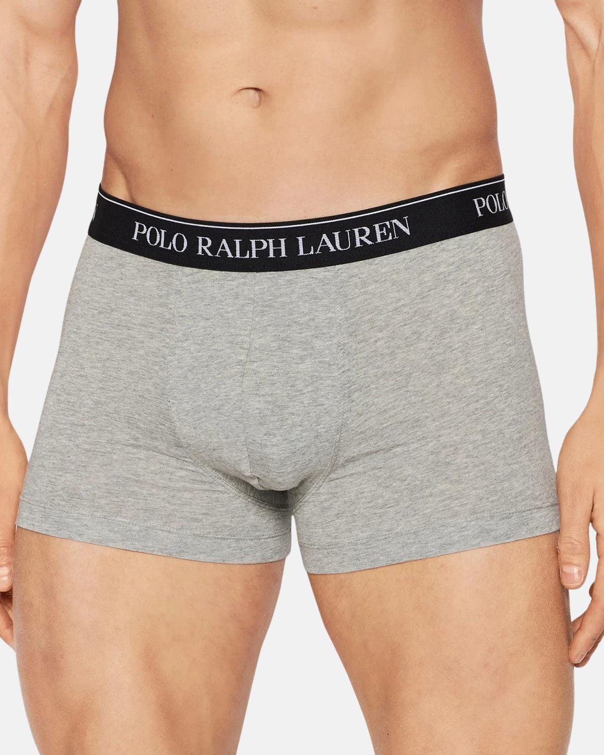 RALPH LAUREN 3 PACK CLASSIC TRUNKS BLACK WHITE GREY – RALPH-LAUREN-714835885-003-S | Studio DOS by Designer Outlet Sales