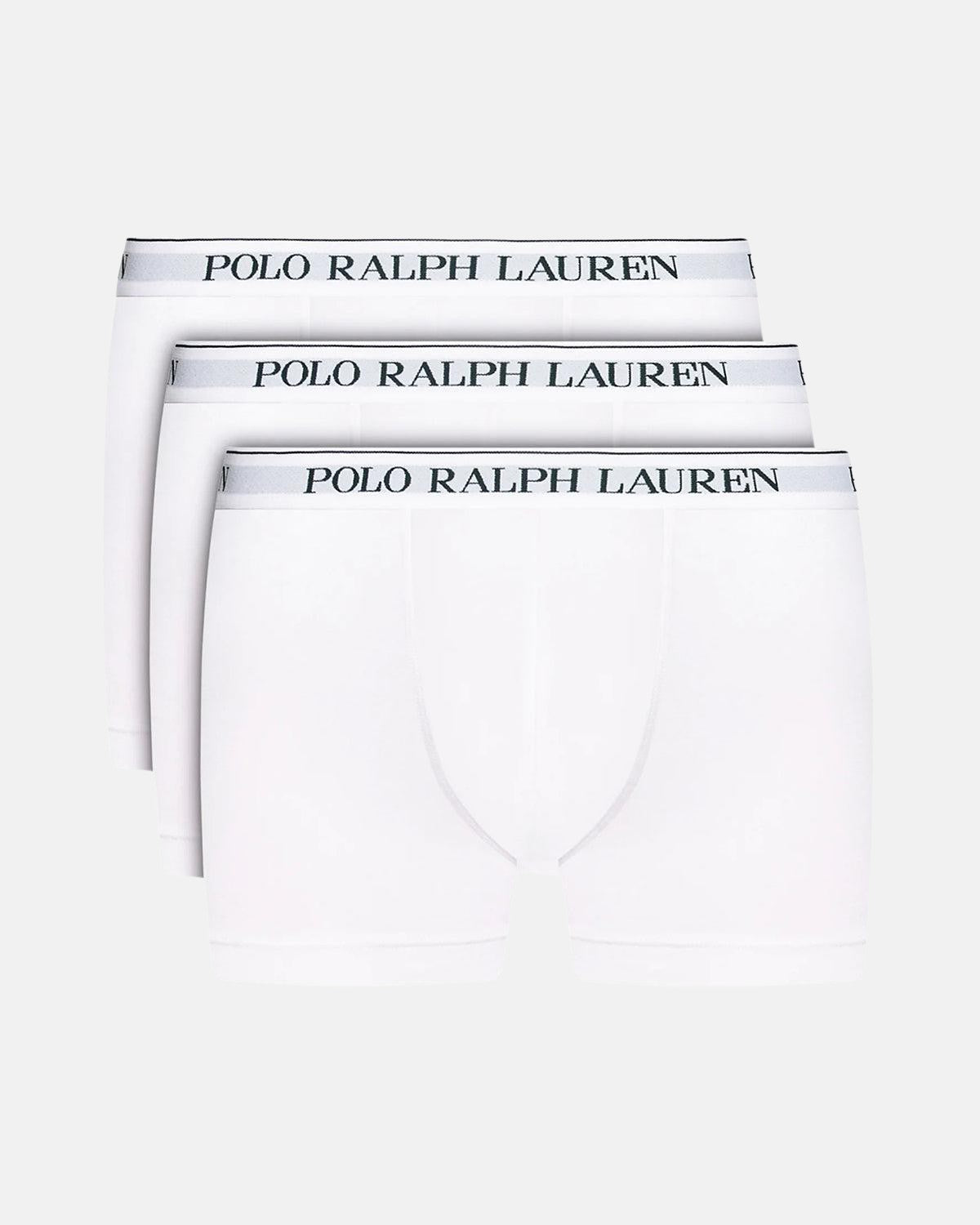 RALPH LAUREN 3 PACK CLASSIC TRUNKS WHITE – RALPH-LAUREN-714835885-001-S | Studio DOS by Designer Outlet Sales
