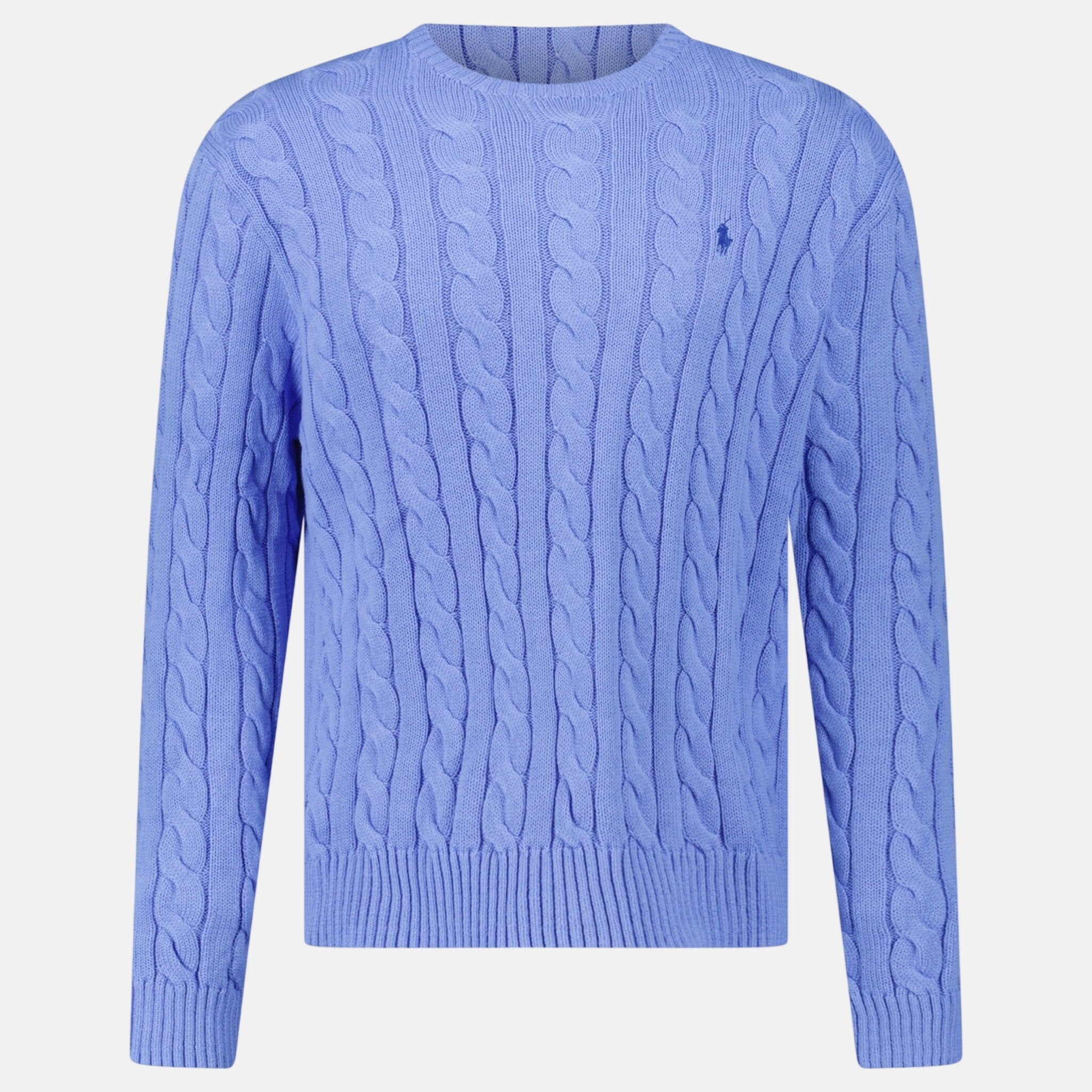 Ralph Lauren Cable Knit Sweater Blue – C16 | Studio DOS by Designer Outlet Sales