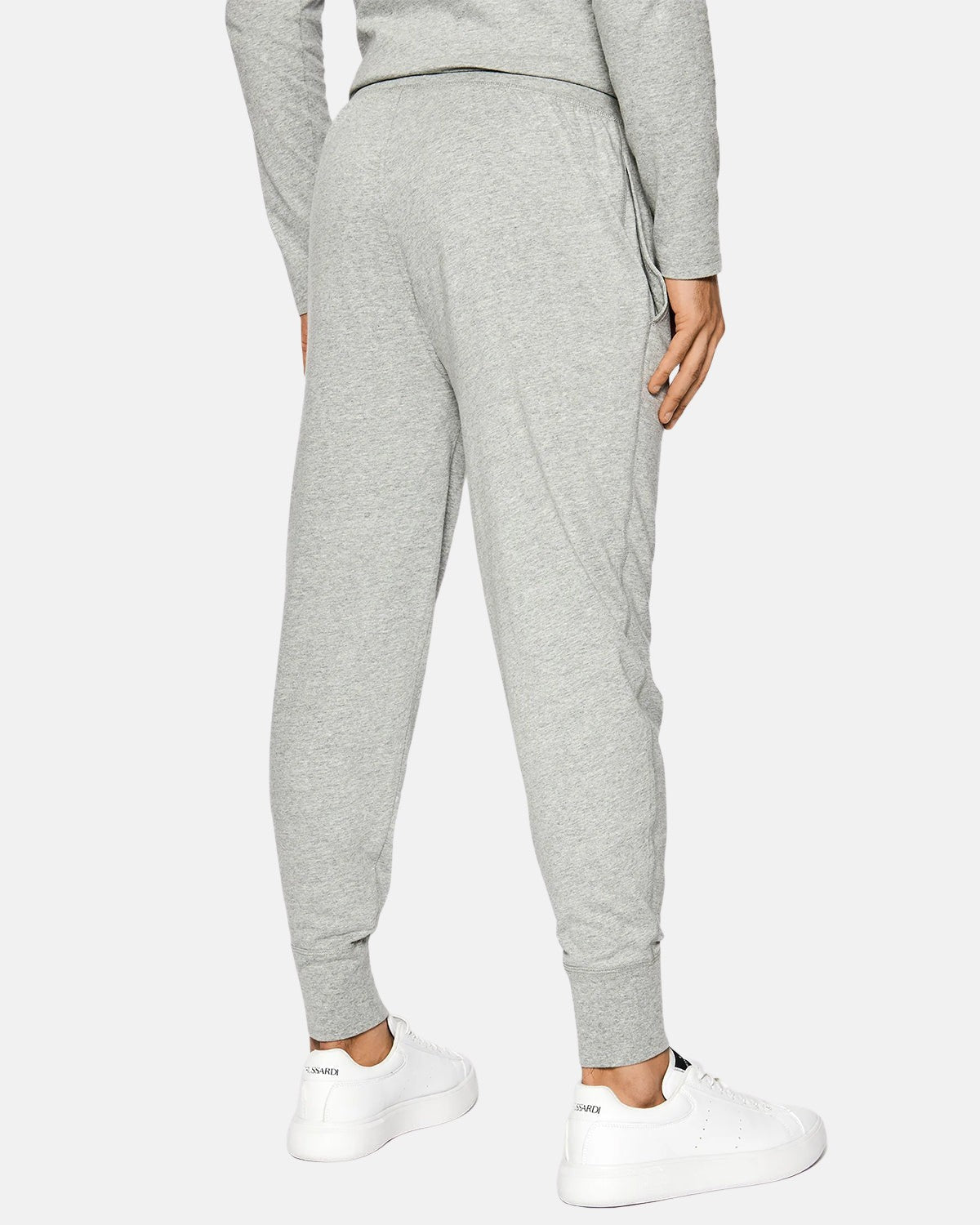 RALPH LAUREN COTTON JERSEY SLEEP JOGGERS HEATHER GREY – RALPH LAUREN-714844763-001-M | Studio DOS by Designer Outlet Sales
