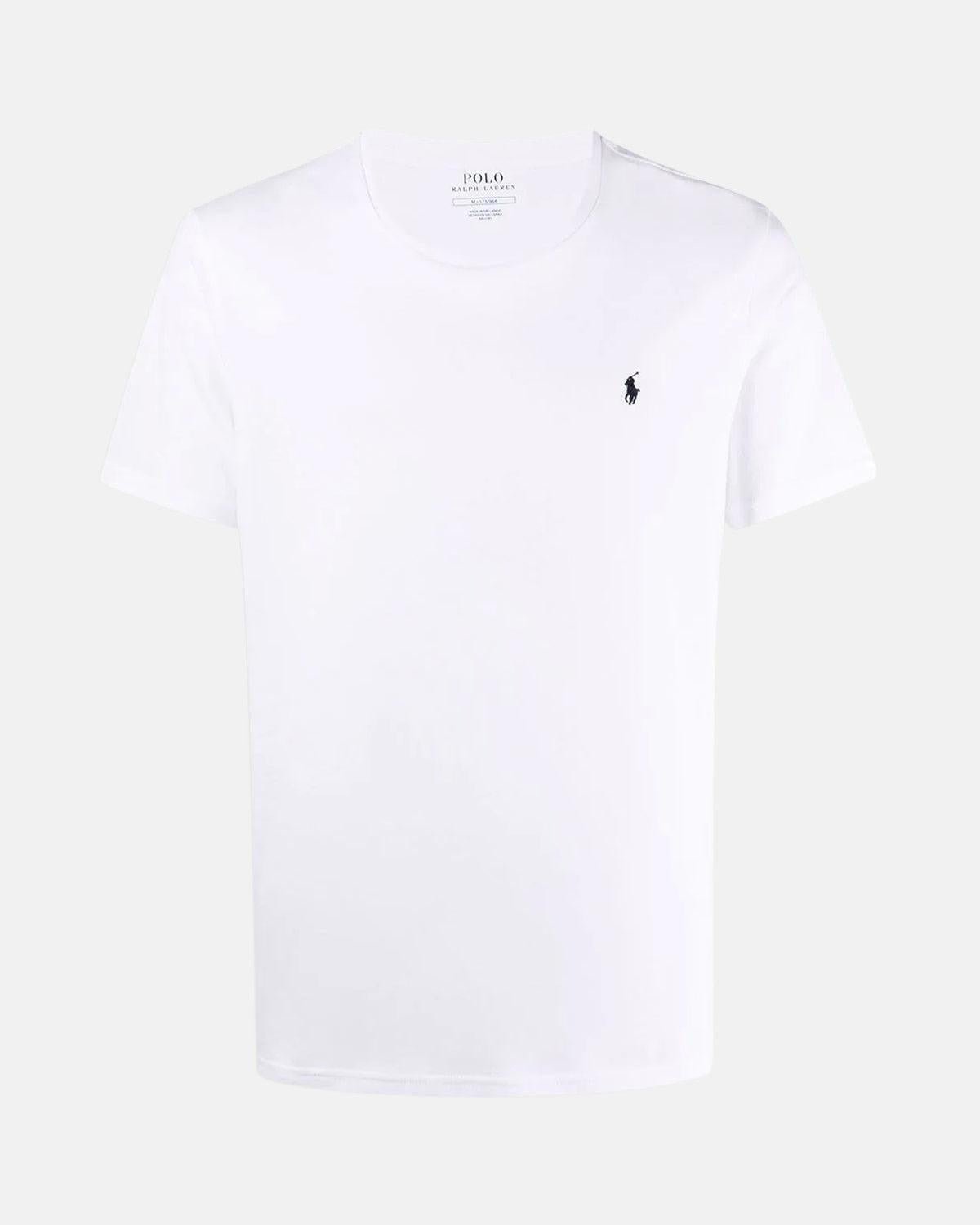 RALPH LAUREN COTTON JERSEY T - SHIRT WHITE – RALPH-LAUREN-714844756-004-S | Studio DOS by Designer Outlet Sales