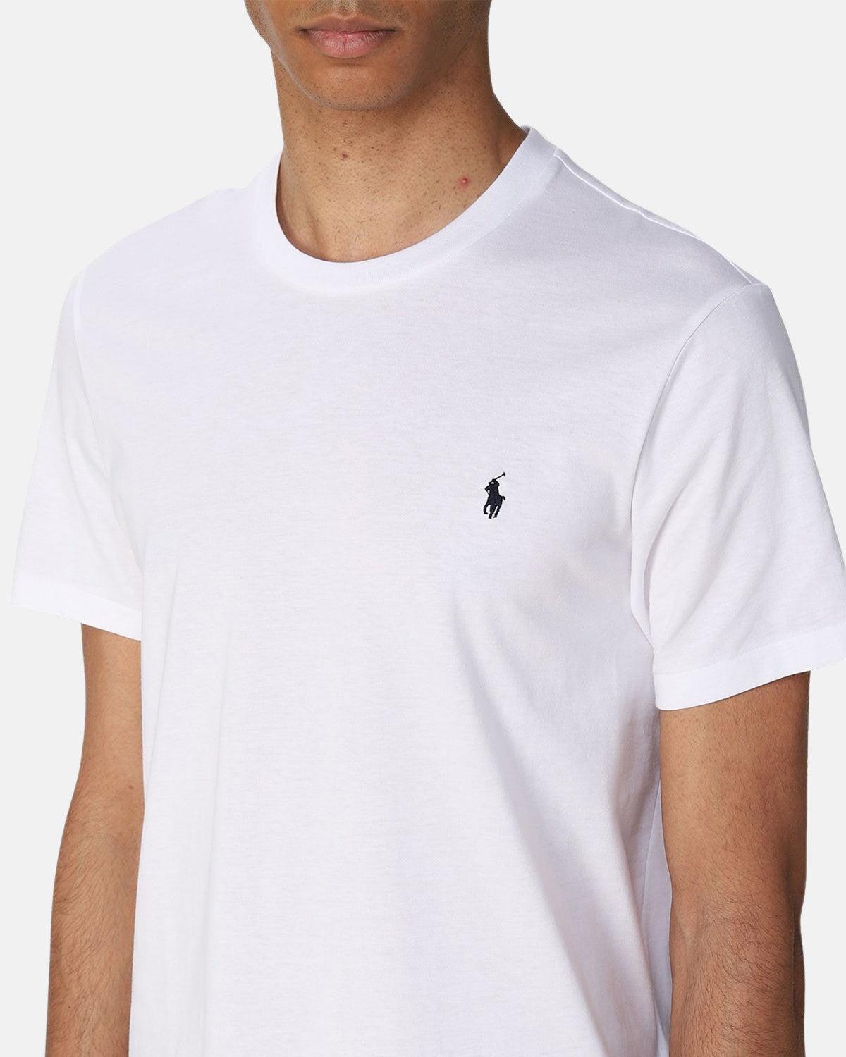 RALPH LAUREN COTTON JERSEY T - SHIRT WHITE – RALPH-LAUREN-714844756-004-XL | Studio DOS by Designer Outlet Sales