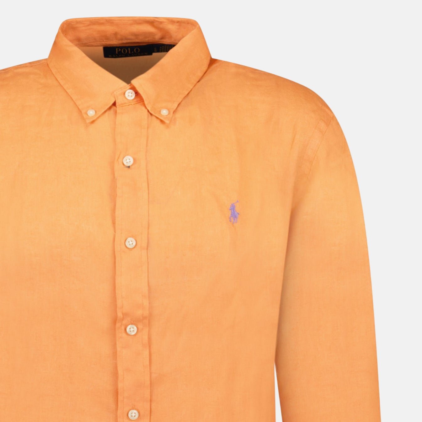 Ralph Lauren Custom Fit Linen Shirt Poppy – SH1 | Studio DOS by Designer Outlet Sales