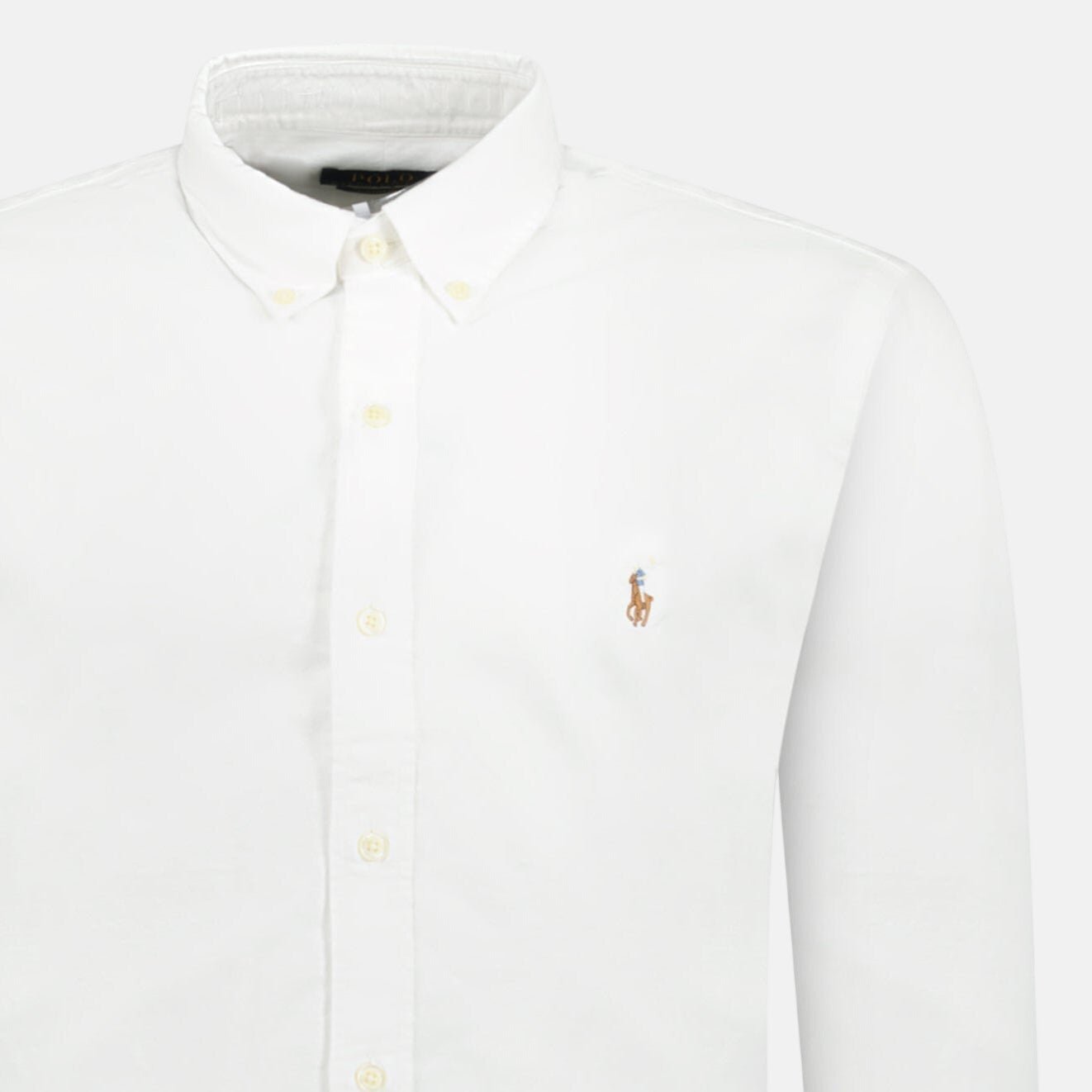 Ralph Lauren Custom Fit Oxford Shirt White – O11 | Studio DOS by Designer Outlet Sales