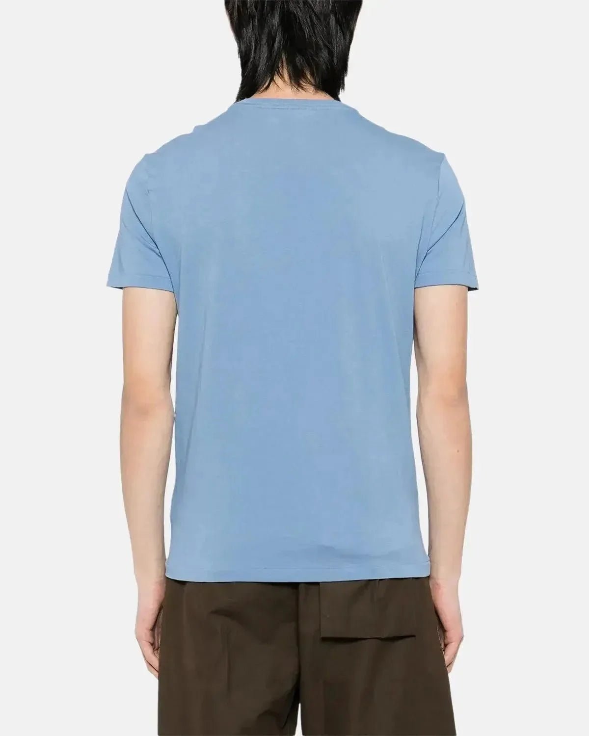 RALPH LAUREN CUSTOM SLIM FIT JERSEY T - SHIRT CAMPUS BLUE – RALPH-LAUREN-710671438-408-S | Studio DOS by Designer Outlet Sales