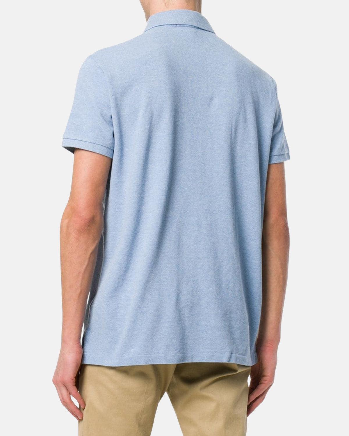 RALPH LAUREN CUSTOM SLIM FIT POLO SHIRT JAMAICA BLUE – RALPH-LAUREN-710666998-007-S | Studio DOS by Designer Outlet Sales