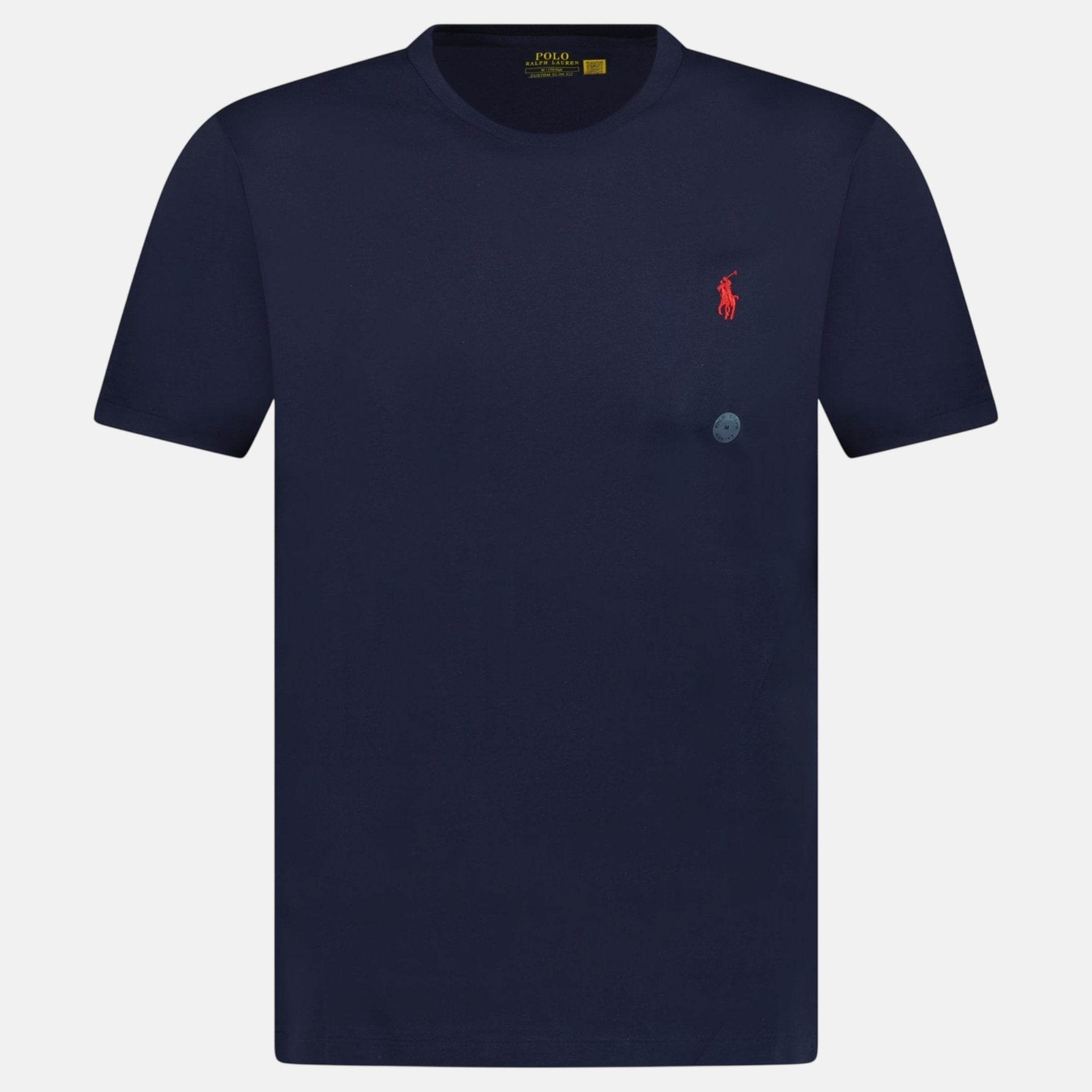Ralph Lauren Custom Slim Fit T-Shirt Navy – F32 | Studio DOS by Designer Outlet Sales