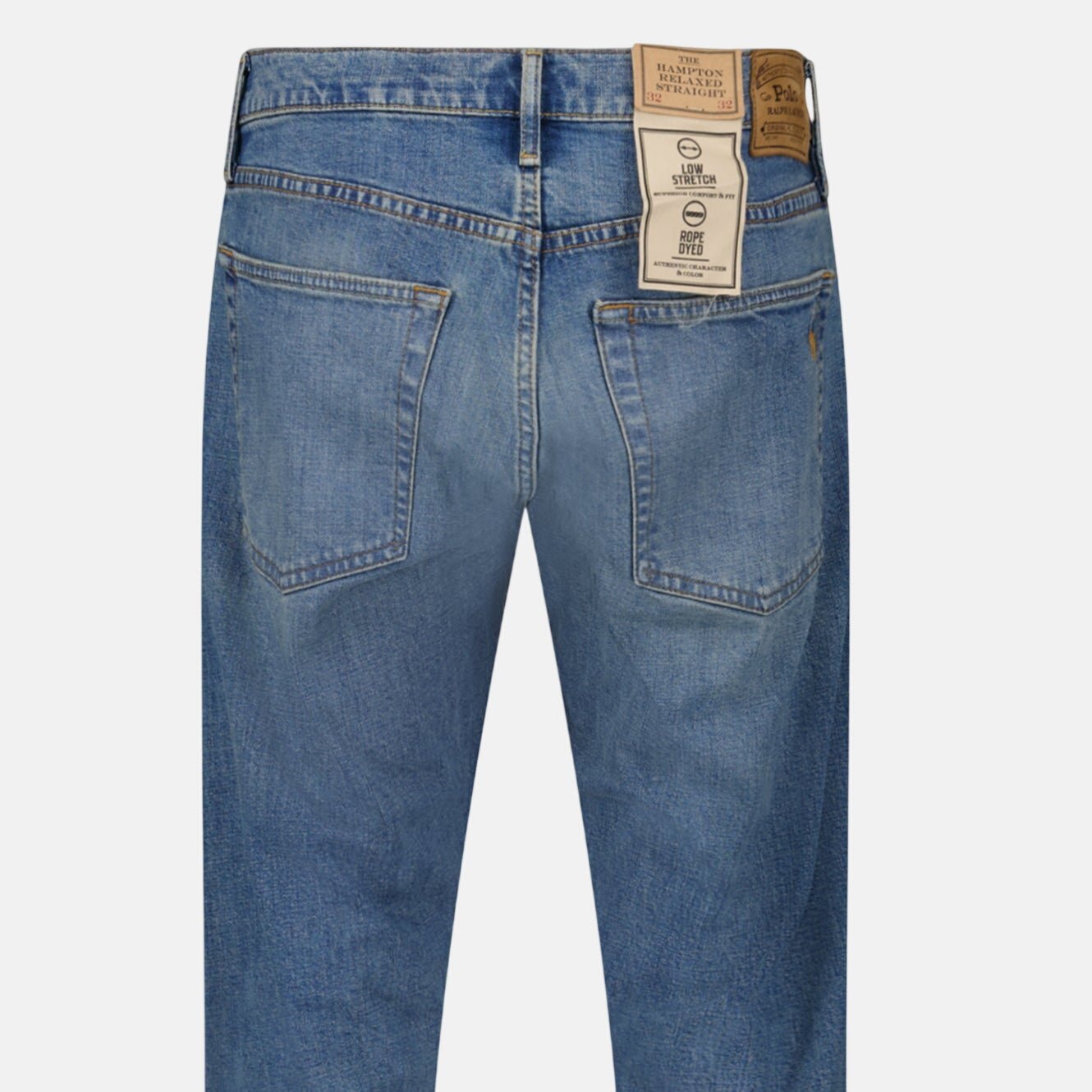 Ralph Lauren Hampton Straight Stretch Jeans Mid Wash – A26 | Studio DOS by Designer Outlet Sales