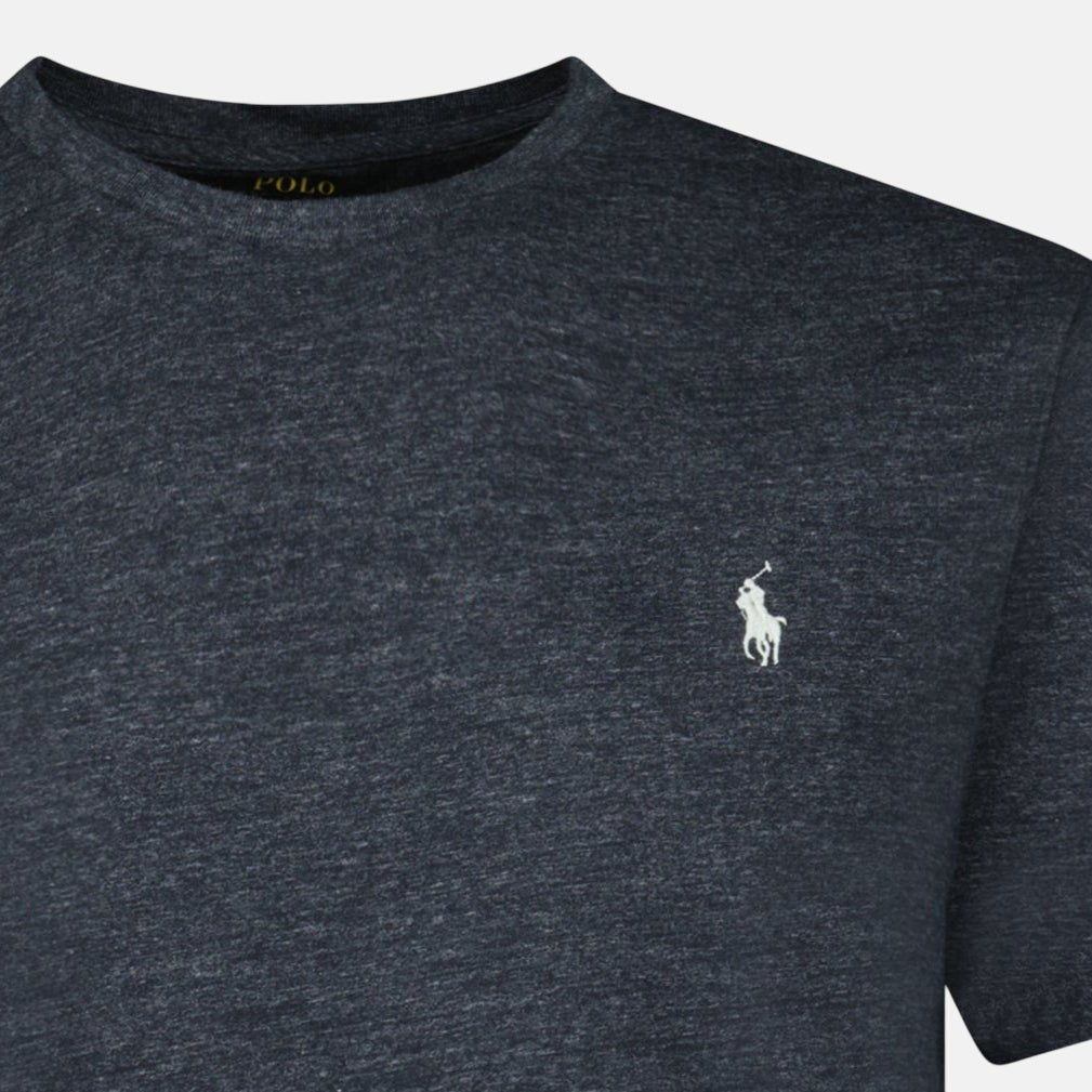 Ralph Lauren Logo T-Shirt Heather Black – A11 | Studio DOS by Designer Outlet Sales