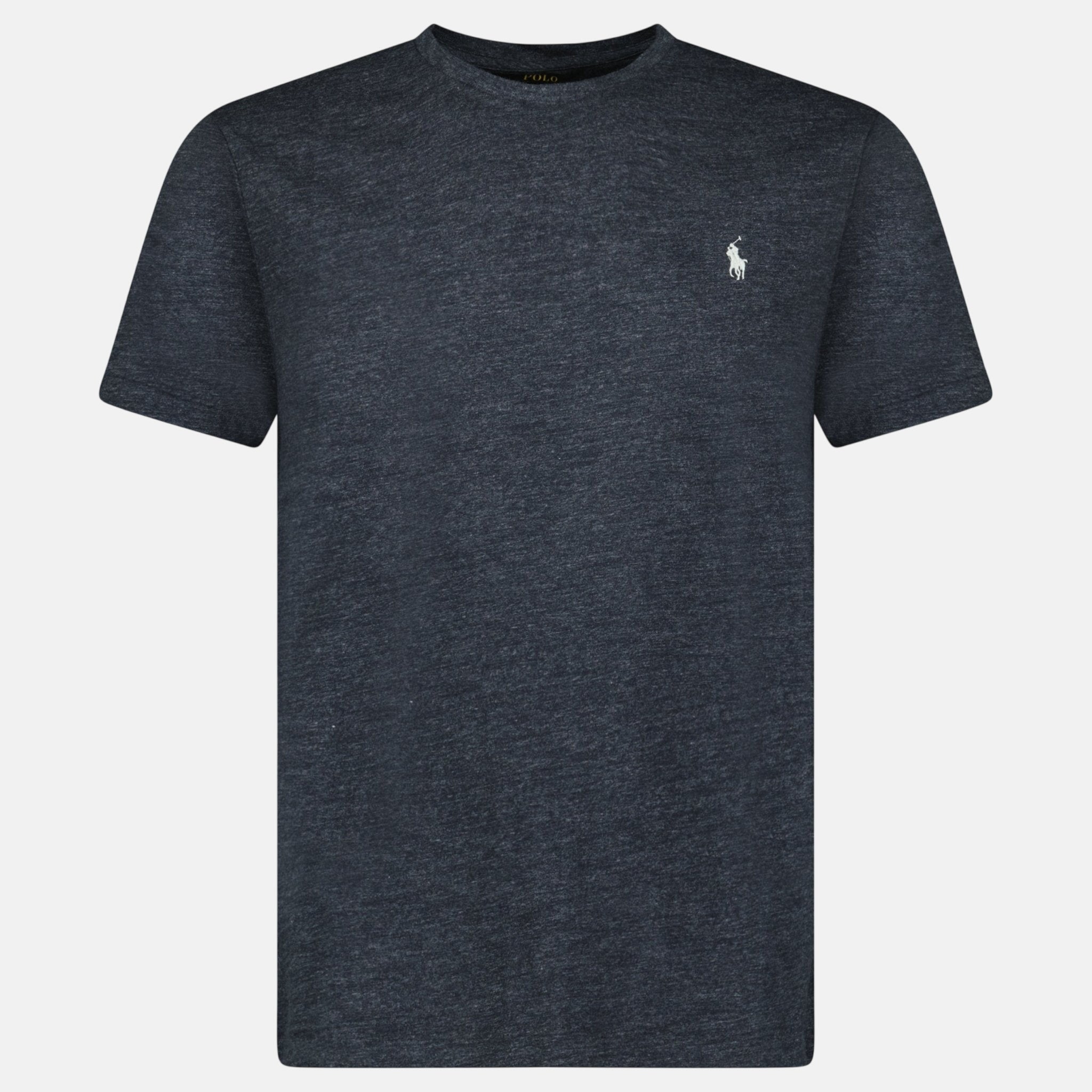 Ralph Lauren Logo T-Shirt Heather Black – A11 | Studio DOS by Designer Outlet Sales