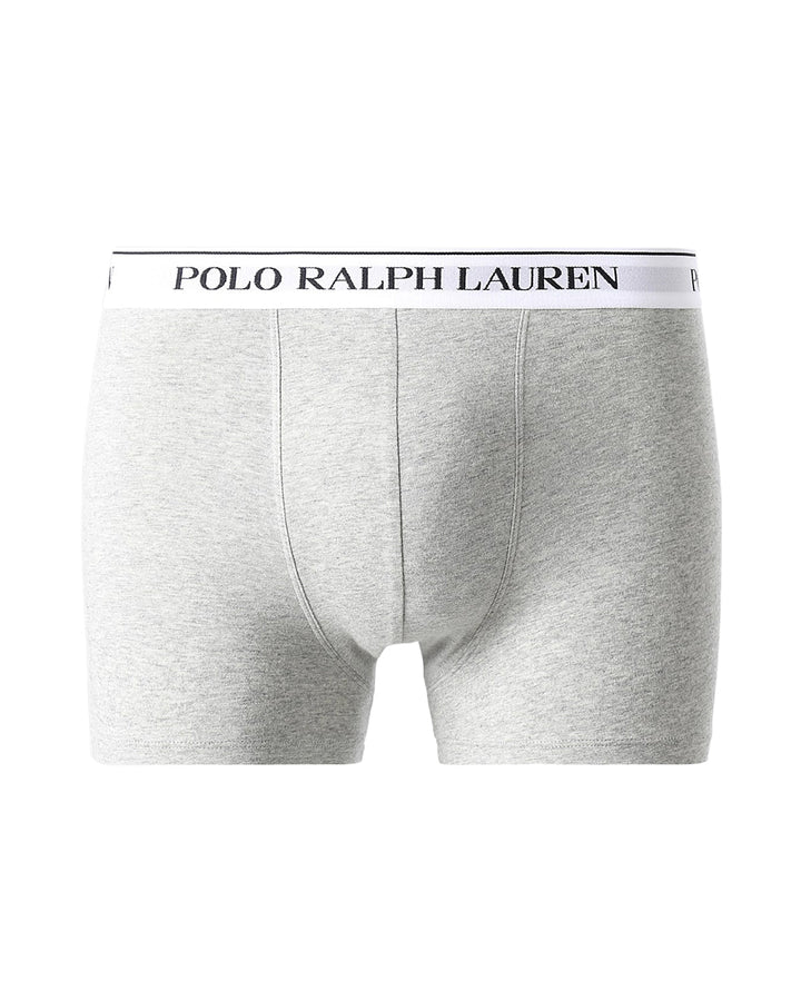 RALPH LAUREN MENS 3 PACK CLASSIC TRUNKS BLACK GREY GREEN-Designer Outlet Sales