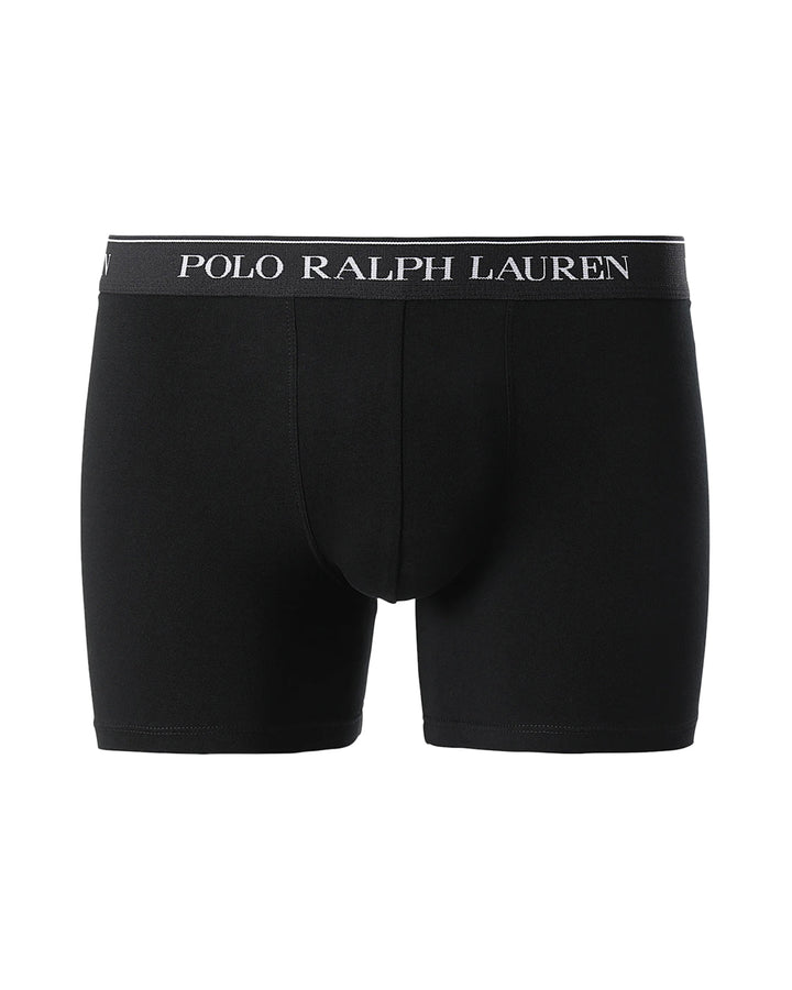 RALPH LAUREN MENS 3 PACK CLASSIC TRUNKS BLACK ORANGE GREEN-Designer Outlet Sales