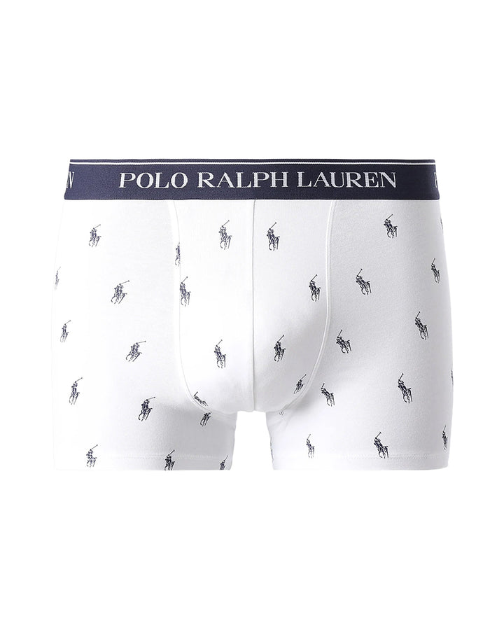 RALPH LAUREN MENS 3 PACK CLASSIC TRUNKS NAVY RED WHITE-Designer Outlet Sales