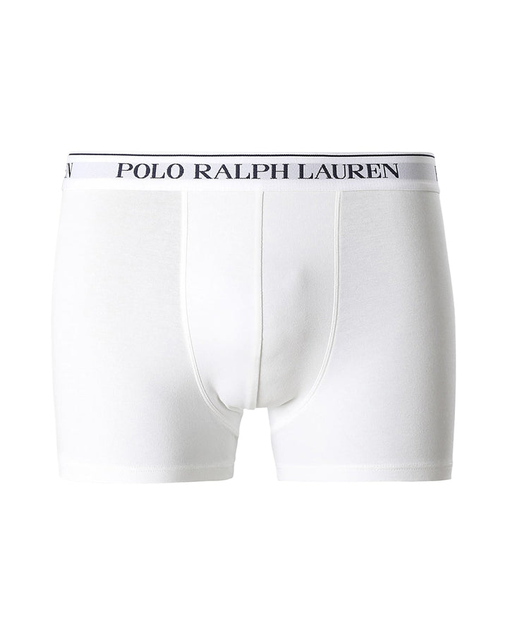 RALPH LAUREN MENS 3 PACK CLASSIC TRUNKS NAVY WHITE PINK-Designer Outlet Sales