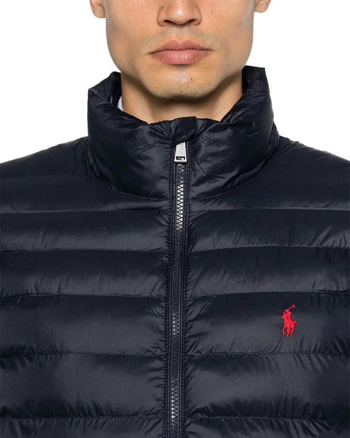 RALPH LAUREN MENS COLDEN PACKABLE GILET NAVY-Designer Outlet Sales