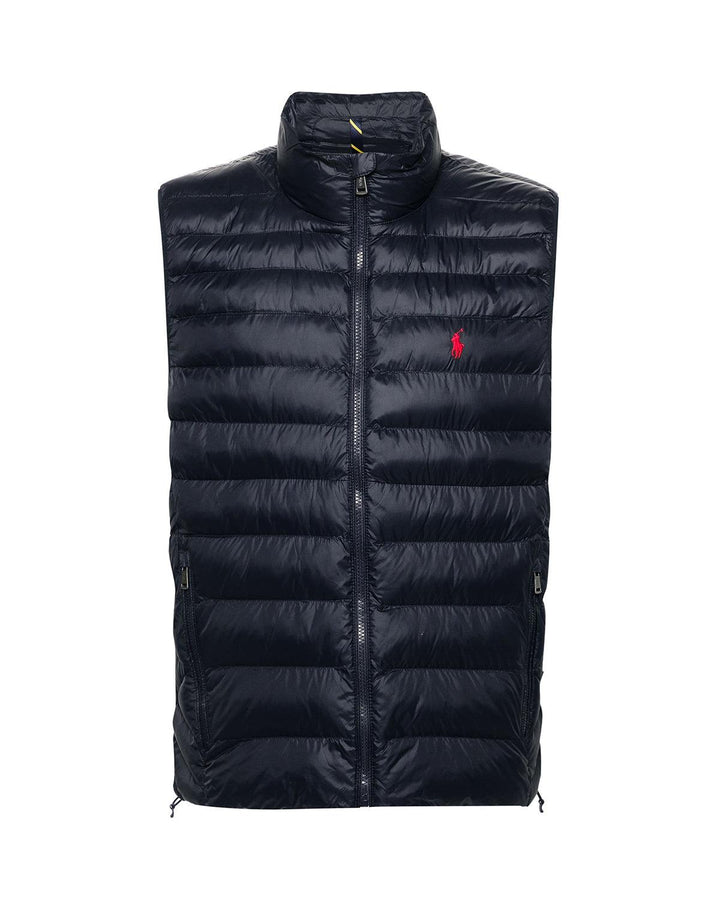 RALPH LAUREN MENS COLDEN PACKABLE GILET NAVY-Designer Outlet Sales