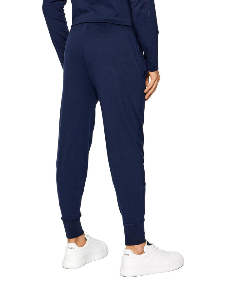 RALPH LAUREN MENS COTTON JERSEY SLEEP JOGGERS CRUISE NAVY-Designer Outlet Sales