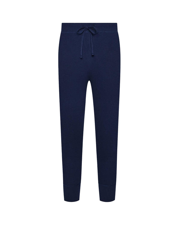 RALPH LAUREN MENS COTTON JERSEY SLEEP JOGGERS CRUISE NAVY-Designer Outlet Sales