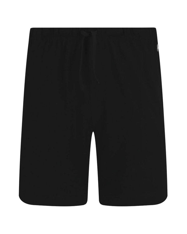 RALPH LAUREN MENS COTTON JERSEY SLEEP SHORTS BLACK-Designer Outlet Sales