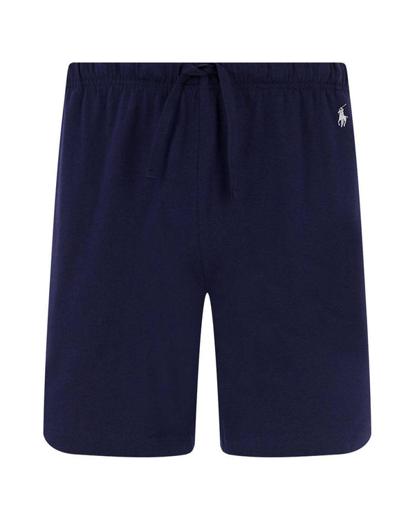 RALPH LAUREN MENS COTTON JERSEY SLEEP SHORTS CRUISE NAVY-Designer Outlet Sales