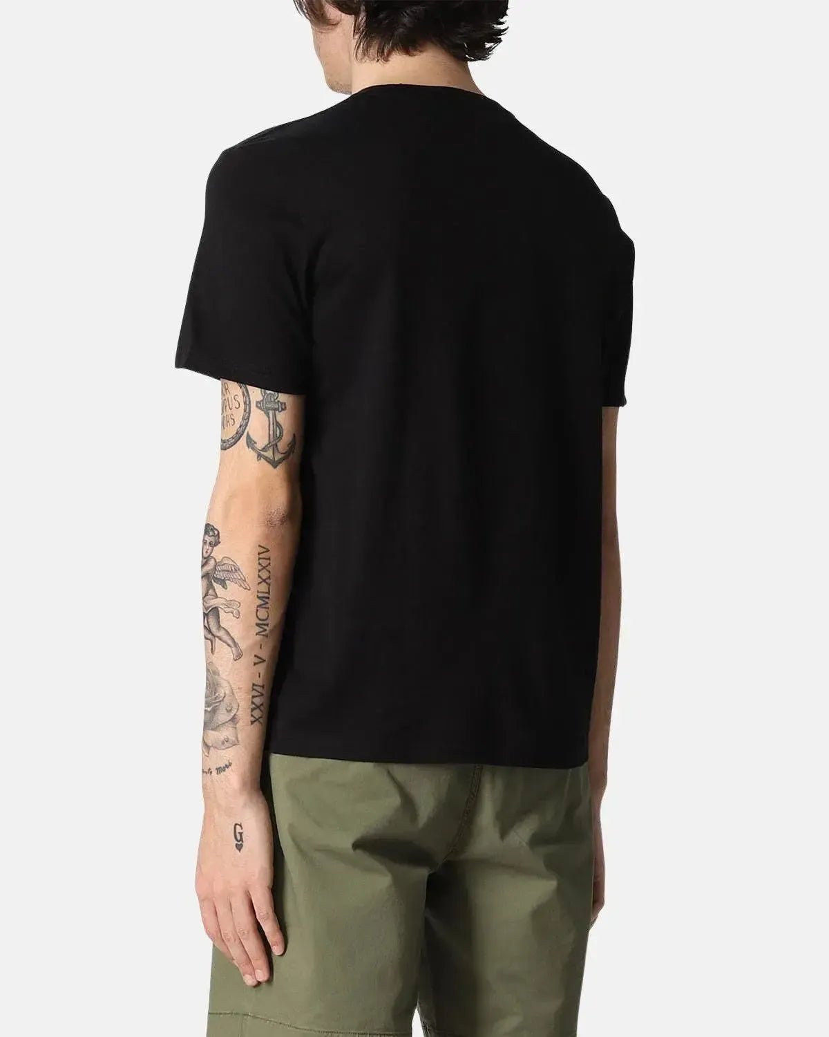 RALPH LAUREN MENS COTTON JERSEY T - SHIRT BLACK – RALPH-LAUREN-714844756-001-S | Studio DOS by Designer Outlet Sales