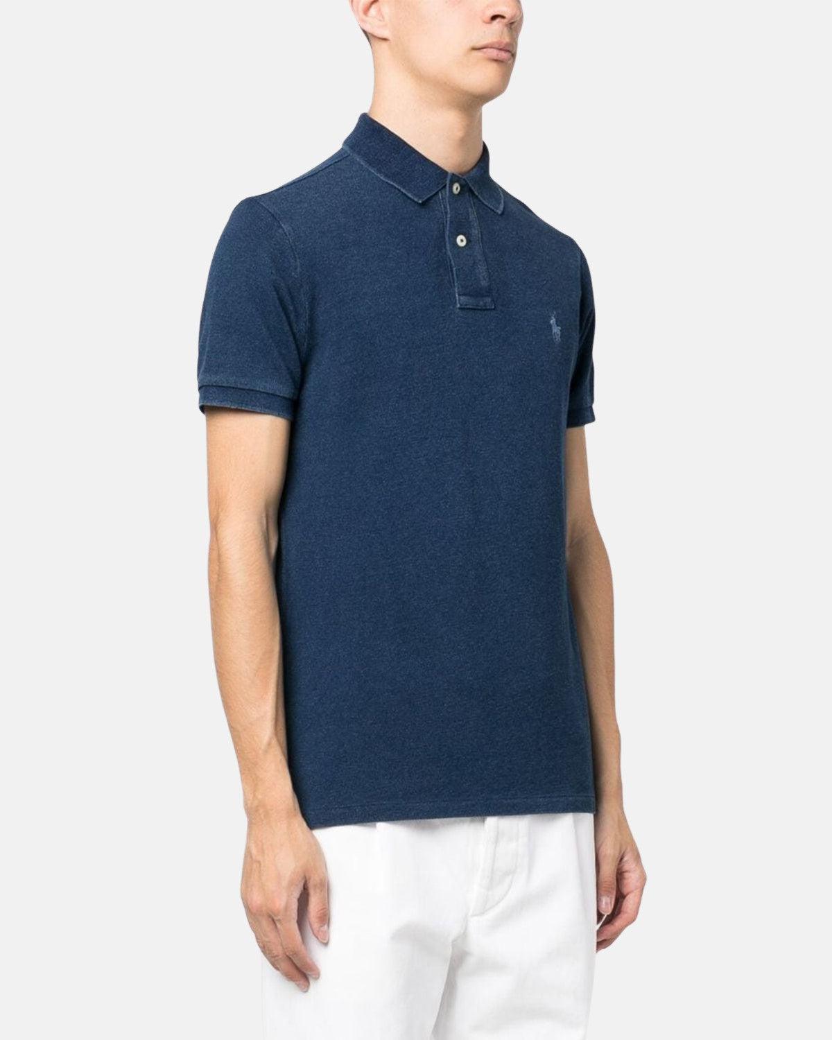 Men's custom slim fit mesh clearance polo