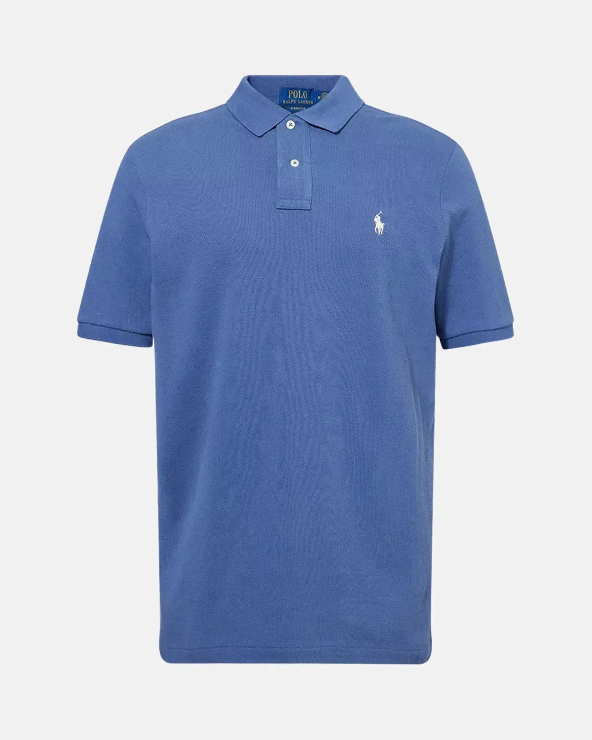 RALPH LAUREN MENS CUSTOM SLIM FIT MESH POLO SHIRT EARTH BLUE – RALPH-LAUREN-710680784-434-M | Studio DOS by Designer Outlet Sales