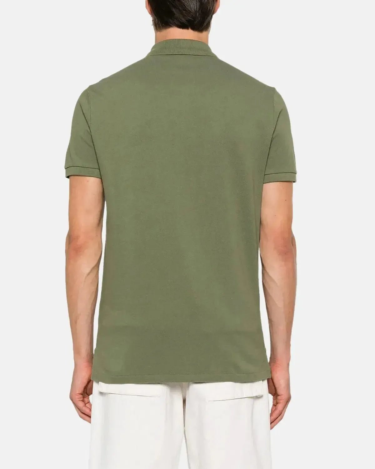 RALPH LAUREN MENS CUSTOM SLIM FIT MESH POLO SHIRT GARDEN TRAIL – RALPH-LAUREN-710680784-403-S | Studio DOS by Designer Outlet Sales