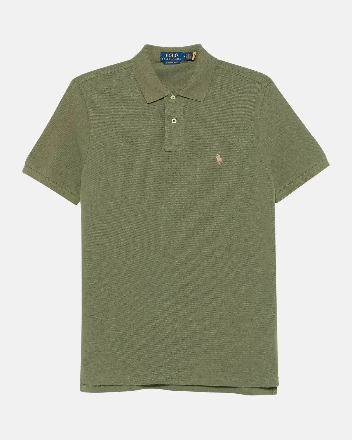 RALPH LAUREN MENS CUSTOM SLIM FIT MESH POLO SHIRT GARDEN TRAIL – RALPH-LAUREN-710680784-403-S | Studio DOS by Designer Outlet Sales