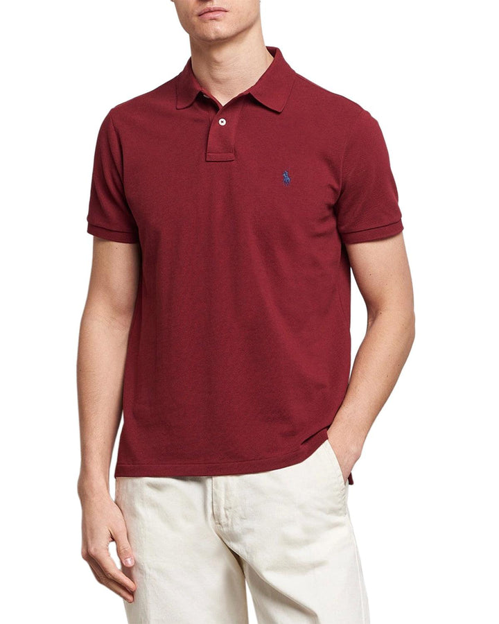 RALPH LAUREN MENS CUSTOM SLIM FIT POLO SHIRT RED CARPET-Designer Outlet Sales