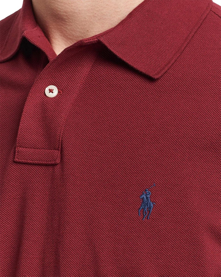 RALPH LAUREN MENS CUSTOM SLIM FIT POLO SHIRT RED CARPET-Designer Outlet Sales