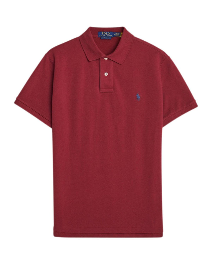 RALPH LAUREN MENS CUSTOM SLIM FIT POLO SHIRT RED CARPET-Designer Outlet Sales